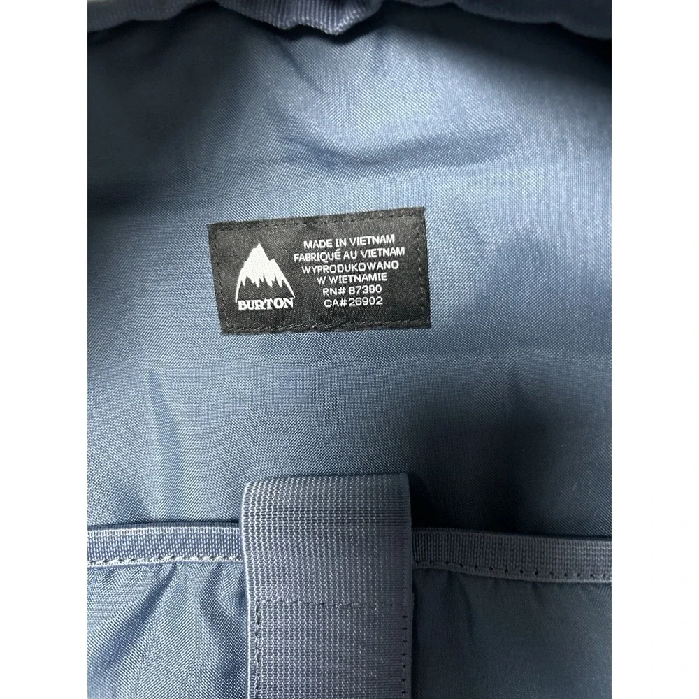 Burton Multi Colored Blue Backpack Adjustable Straps Some Staining Shown In Pics